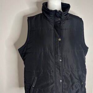 Style & Co. Black Quilted Vest